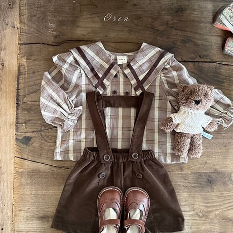 [予約] Manon Autumn Blouse/ OREN by Hibyebebe