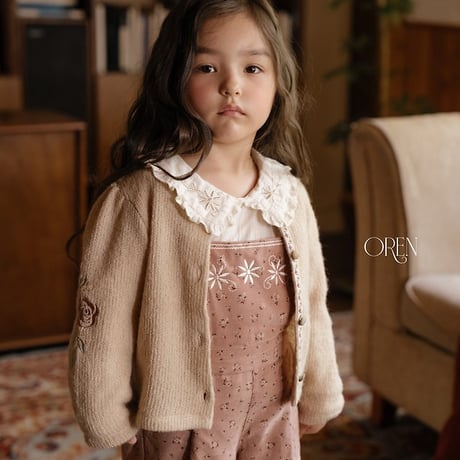 [予約] Gemma knit cardigan/ OREN by Hibyebebe