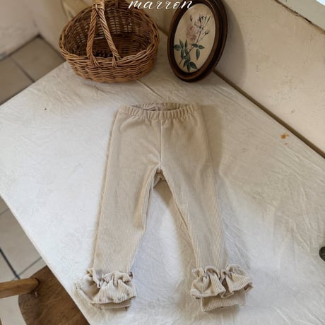 [予約] Hug Leggings/ marron