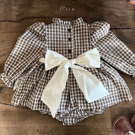 [予約] Cocobell Apron Suit/ OREN by Hibyebebe