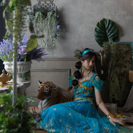 [予約] Royal Turquoise Dress (Adult)