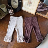 [予約] Polka-dot Leggings / marron