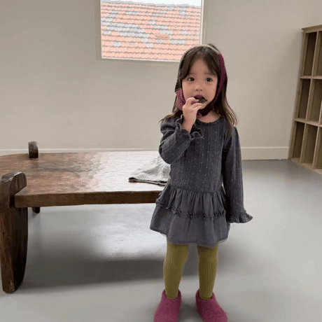 [予約] Monet Ruffle Dress/ aiai