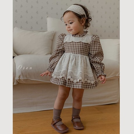 [予約] Cocobell Apron Suit/ OREN by Hibyebebe