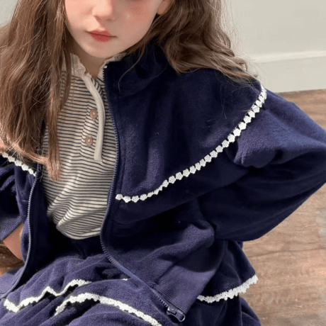 [予約] Oak Frill top & bottom Set / aiai