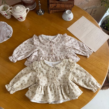 [予約] French blouse/ marron