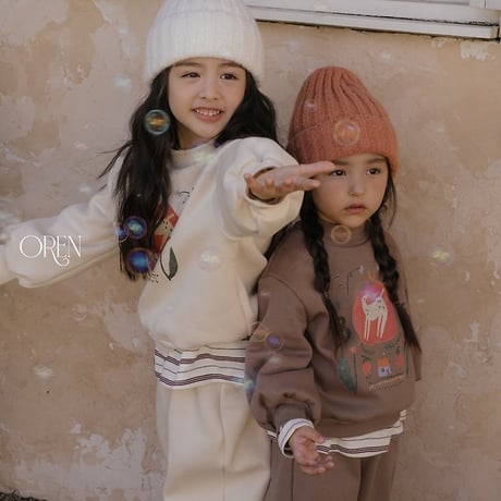 [予約] Romi Garden Fleece-Lined Setup/ OREN by Hibyebebe