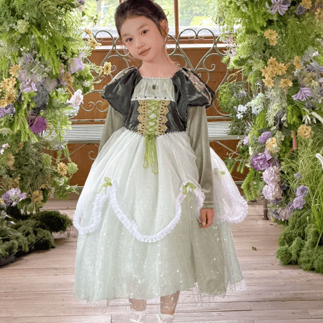 [予約] Sage Serenade Princess Dress(&Cape SET)