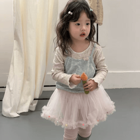 [予約] Berry Tutu Skirt Leggings/ aiai