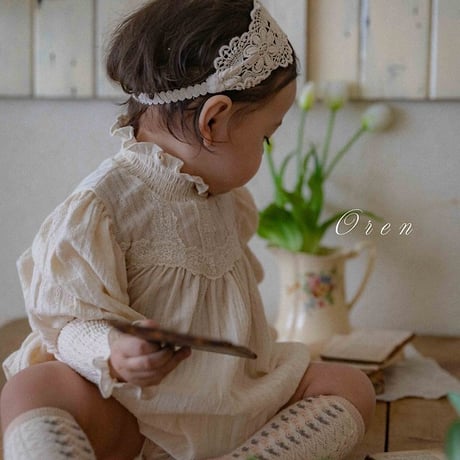 [予約] Riel lace suit/ OREN by Hibyebebe
