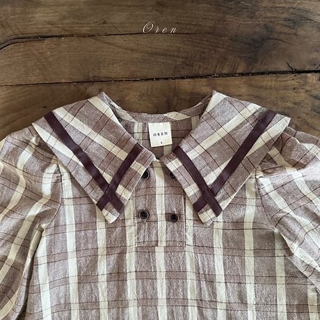 [予約] Manon Autumn Blouse/ OREN by Hibyebebe