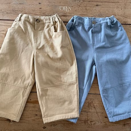 [予約] Flow Cotton Pants/ OREN by Hibyebeb