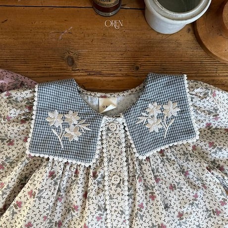 [予約] Rosetta Blouse/ OREN by Hibyebebe