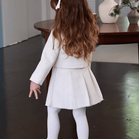 [予約] Ivory Jewel Jacket & Skirt Set