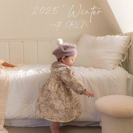 [予約] Brielle Baby Puffer Dress/ OREN by Hibyebebe