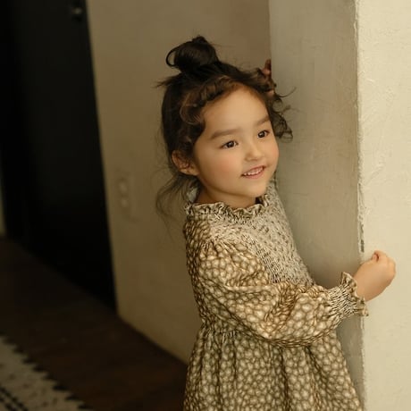 [予約] Margo Leopard Dress/ OREN by Hibyebebe