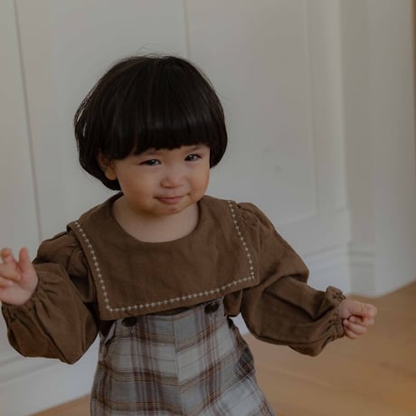 [予約] Manon Sailor Blouse/ OREN by Hibyebebe