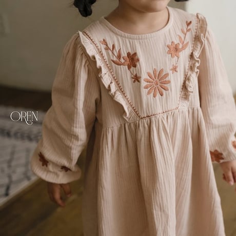 [予約] Dore Fleur dress/ OREN by Hibyebebe