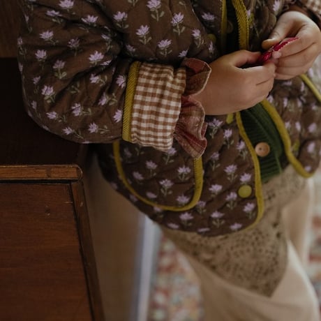 [予約] Breeze Check Padded Jacket (3oz)/ OREN by Hibyebebe