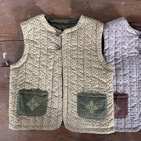 [予約] Morris Padded Vest (3oz)/ OREN by Hibyebebe