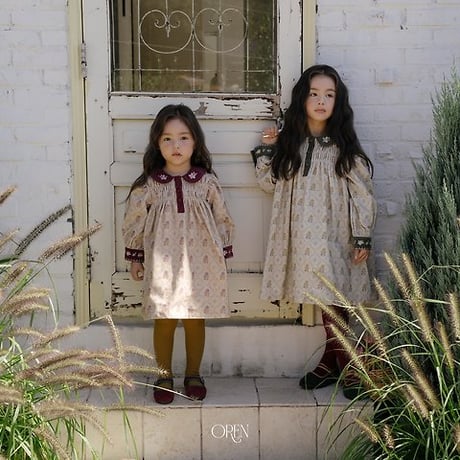 [予約] Camilla Colorblock Dress/ OREN by Hibyebebe
