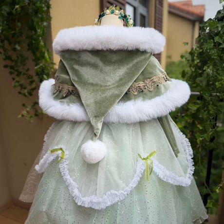 [予約] Sage Serenade Princess Dress(&Cape SET)