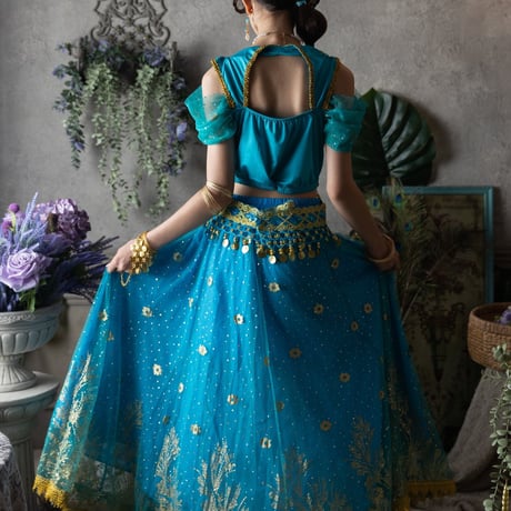 [予約] Royal Turquoise Dress (Adult)