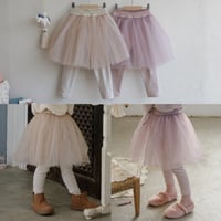 [予約] Moen tulle skirt leggings/ Puella FLO