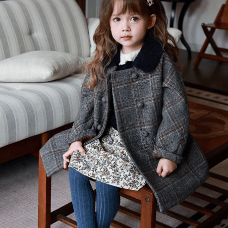 [予約] Heritage Grey Check Coat