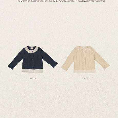 [予約] Belle Cardigan/ Roa