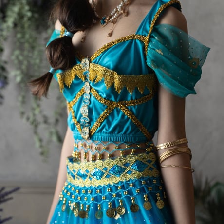 [予約] Royal Turquoise Dress (Adult)