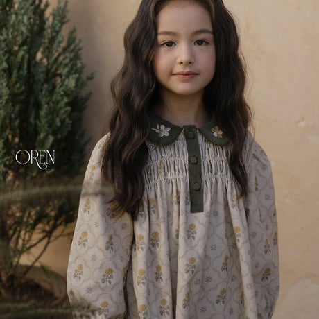 [予約] Camilla Colorblock Dress/ OREN by Hibyebebe