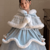 [予約] Frost Symphony Princess Dress(&Cape SET)