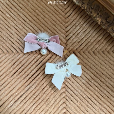 [予約] Mink Brooch/ marron