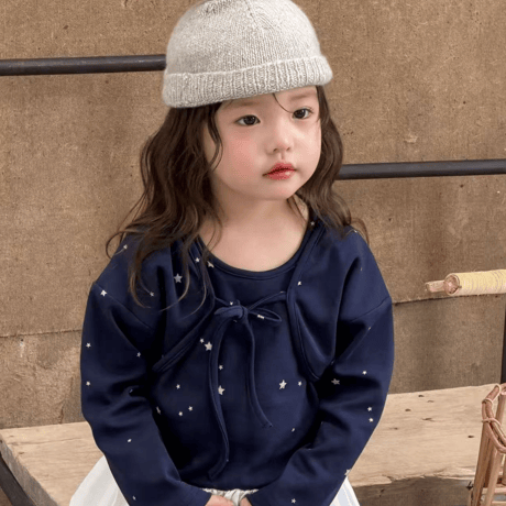 [予約] Navy Star Dress/ aiai