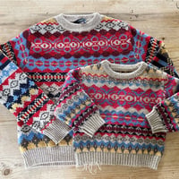 [予約] Adeline Multi-Wool Knit Sweater(+Mom)/ OREN by Hibyebebe