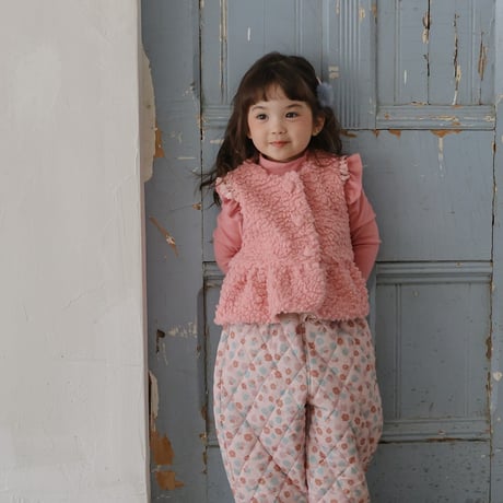 [予約] pposong fur vest/ Puella FLO
