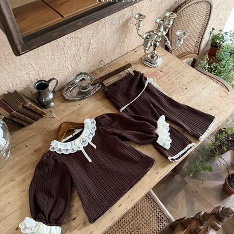 [予約] Milk T-shirt/ marron