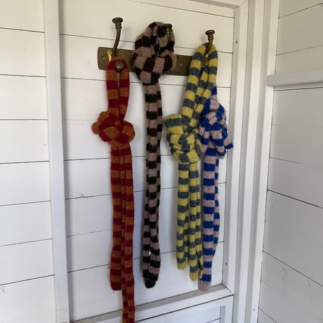 [予約] Ambre Striped muffler/ OREN by Hibyebebe