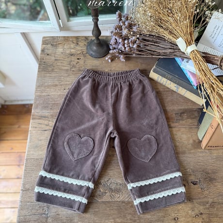 [予約] Heart Pants/ marron