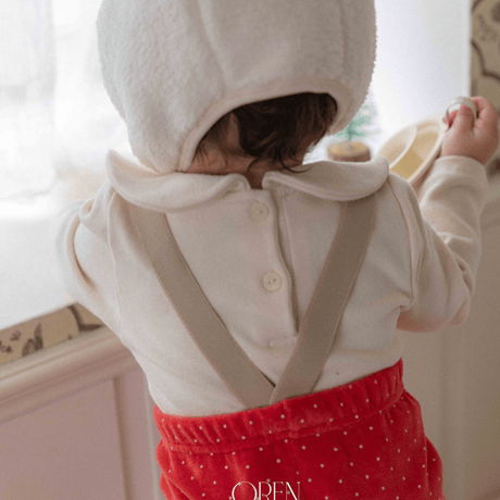 [予約] Ange Blanc Footed Leggings (bebe)/ OREN by Hibyebebe