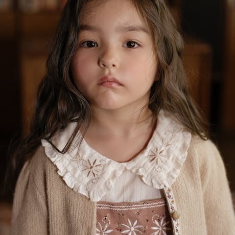 [予約] Gemma knit cardigan/ OREN by Hibyebebe