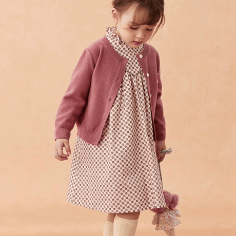 [予約] Petite Dot Ruffle Dress