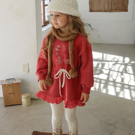 [予約] Sherry mini dress/  Puella FLO