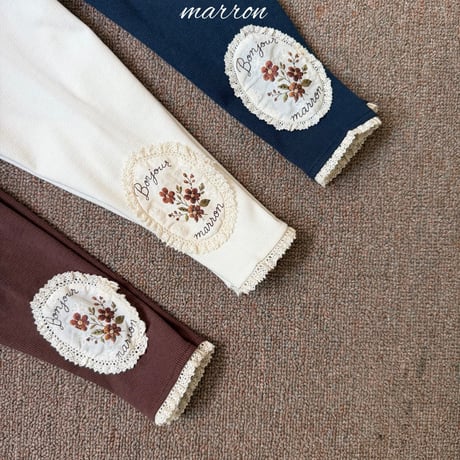 [予約] Bonjour Leggings/ marron