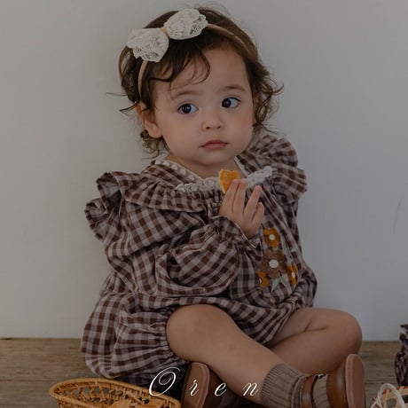 [予約] Madeleine Embroidery Suit/ OREN by Hibyebebe