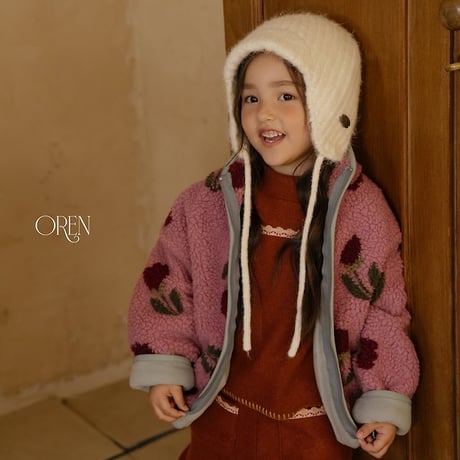 [予約] Flip Knit Brimmed Beanie/ OREN by Hibyebebe
