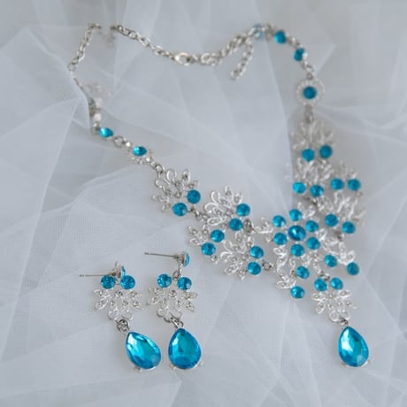 [予約] Aqua Bloom Jewelry Set