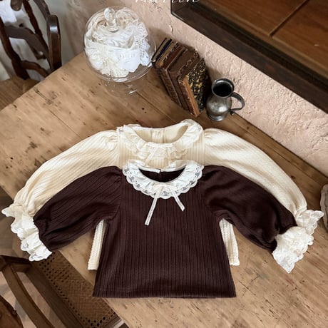 [予約] Milk T-shirt/ marron