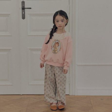 [予約] Frill sweatshirt/ Roa